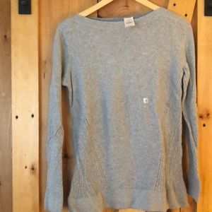 Ann Taylor Loft Grey Boatneck Sweater Size M NWT